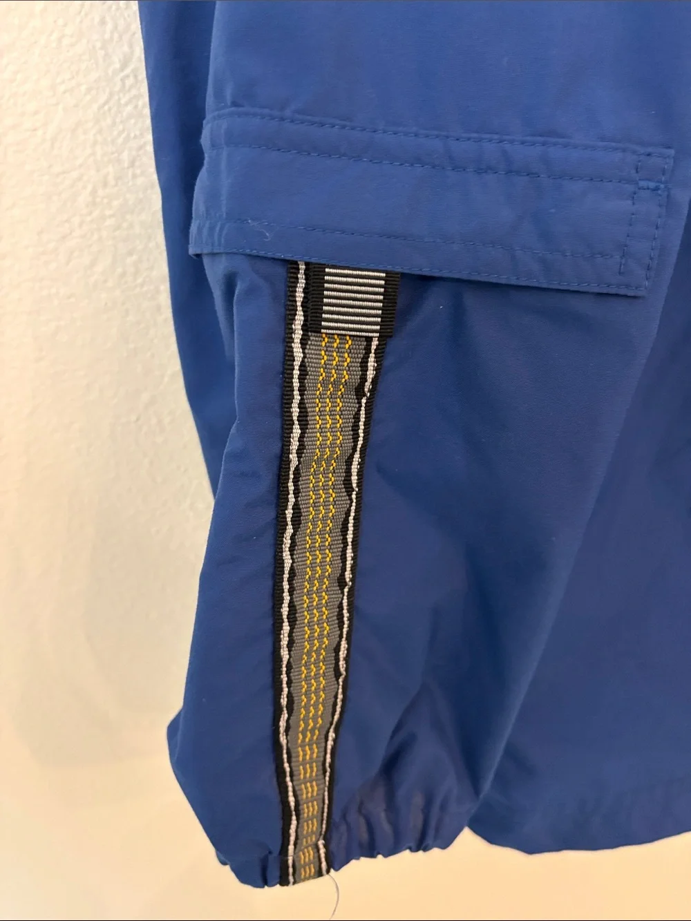Vintage 2000s Nike Youth Medium Blue Windbreaker Jacket Y2K
